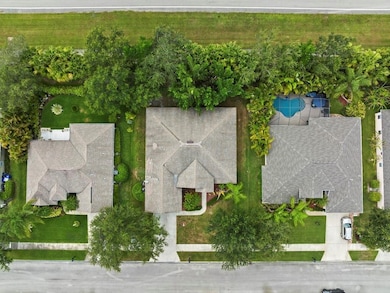 Bird's eye view of a pool
