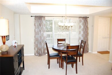 Dining area and front window.