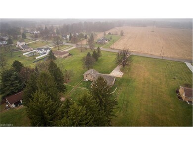 Aerial view from the back of the home.  This view 