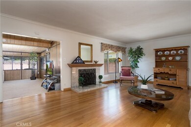 Formal Living/Dining Room with step down to Family Room