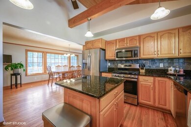 Kitchen looking towards dining area