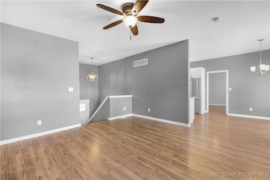 Living Room to Entry & Kitchen