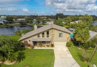 Canal behind home