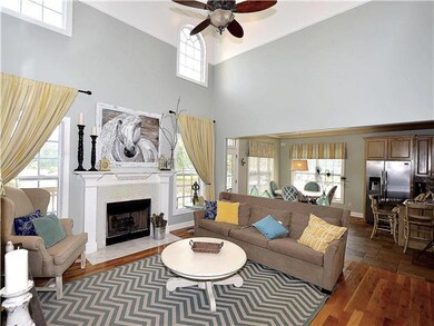 Living room flows well into kitchen, perfect for family dinners or game nights, entertaining friends or a quiet night at home