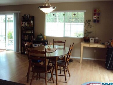 Dining room open to kitchen and family r