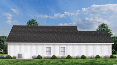 View of right side of home. This home will be mirr