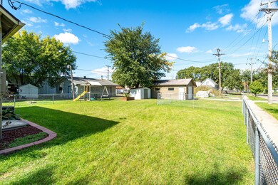 Fenced yard
