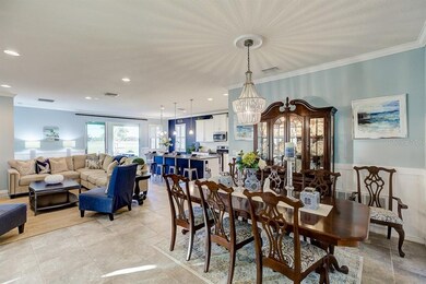 Open Floor Plan, Dining room overlooking the famil