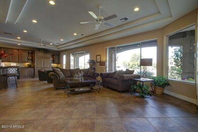 Living room area of great room