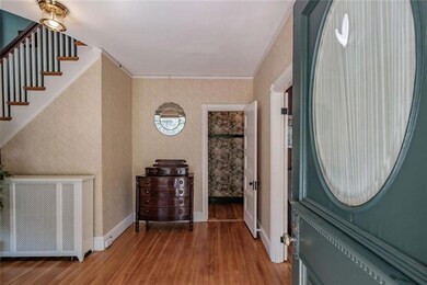 Gracious front entryway.