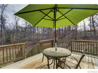 The 12' x 12' deck, off of the kitchen and family 