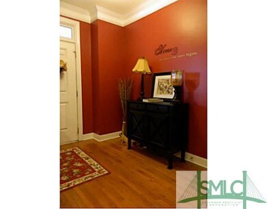Foyer. Nice sized entry foyer, with large coat clo