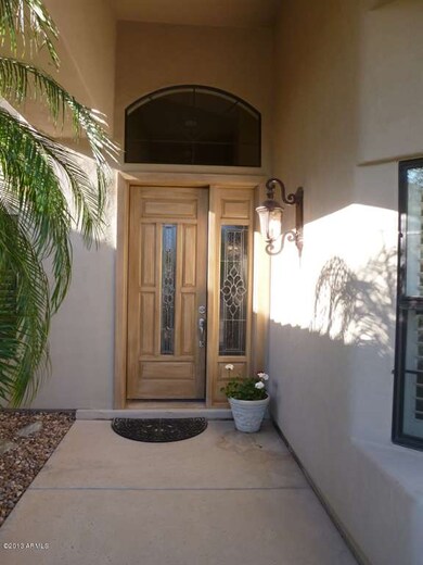 Entrance with Leaded Glass Custom Door