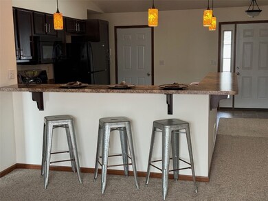 Kitchen with LARGE Breakfast Bar