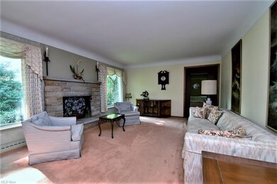 Bright Living Room with fireplace feature