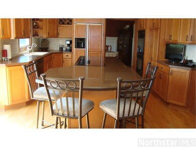 Kitchen off of dining room
