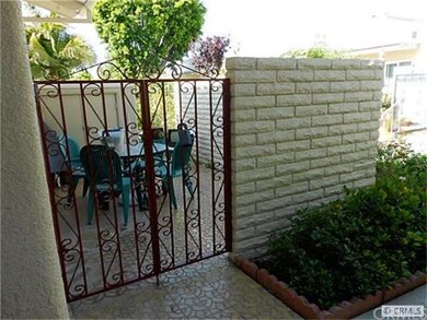 Large private gated patio