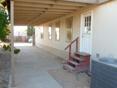 Rear covered patio opposite facing front