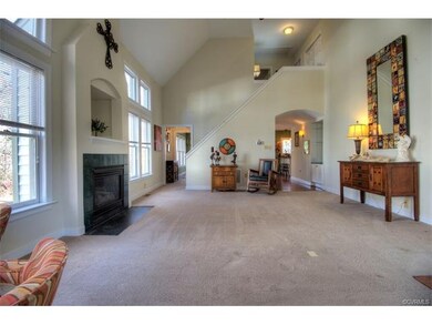 Open living area with access to both the dining ro