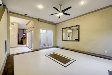 Spacious living room with extra natural sunlight f