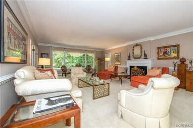 Huge Living Room with Fireplace. No Hardwood Floor