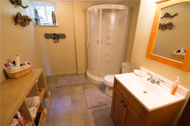 Full bathroom on the lower level as well off the f