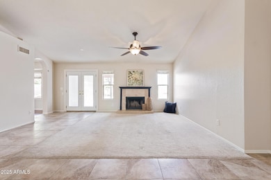 Living Room with Fireplace