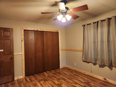 Large closets grace the primary suite on the main level.