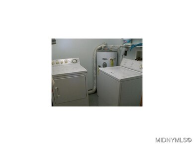 Laundry room & hot water tank
