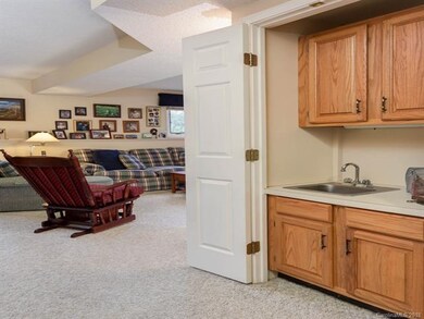 Wet bar in family room