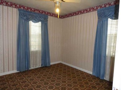 Master bedroom with nice closet.
