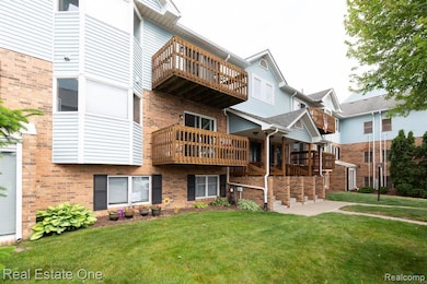 Pleasant Landscaped Area in front of Condo