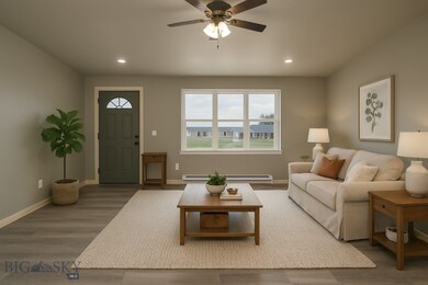Virtually Staged living room