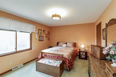 This ismaster bedroom is one of five bedrooms.