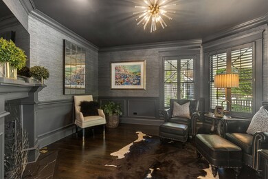 A private space with fireplace and glass pocket do