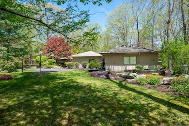 Beautiful view of the grassy area and side yard.