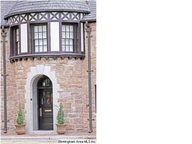 Turret and Front Door - amazing architectural deta