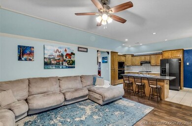 Hearth room and kitchen