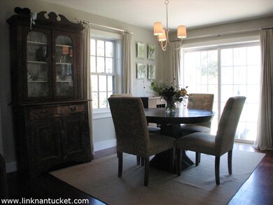 Dining room and sliding doors to garden