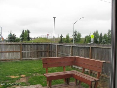 Backyard, corner lot