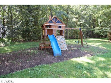 View - Play set in rear yard.