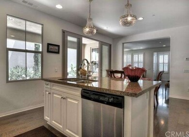 Kitchen Island has a full slab Granite Counter top