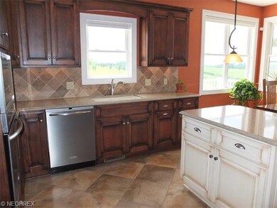 Kitchen has center island and amazing views!