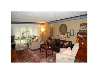 Family Room. The Family Room also features custom 