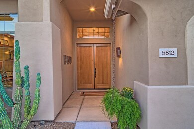 Covered Double Door Entry