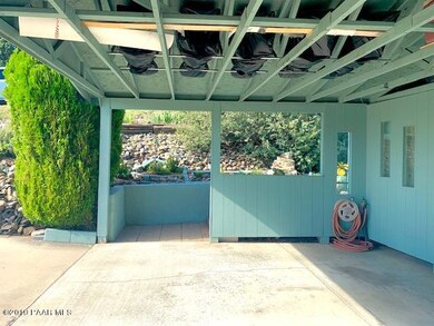 Inside 2 Car Carport looking towards Mai