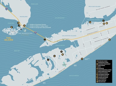 The Village of Tiki Island and Galveston Island Po