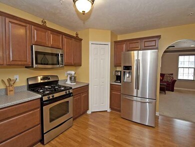 Kitchen. Lots of cabinets and a corner pantry for 