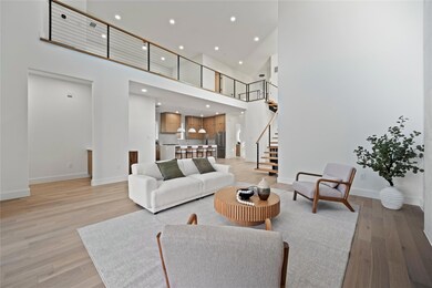 Living room featuring light hardwood / wood-style 