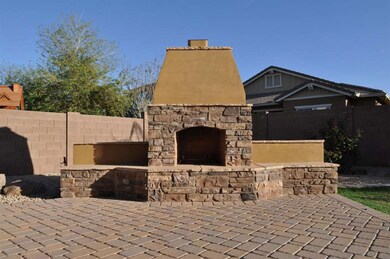 Backyard Fireplace